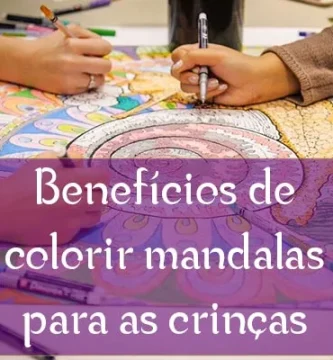Benefícios de colorir mandalas para as crianças